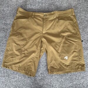 Eddie Bauer‎ First Ascent Cargo Shorts Mens 42 Khaki Hiking Outdoor Trail